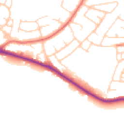 Daytime road noise heatmap for SK7 5HJ