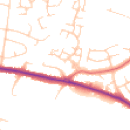 Daytime road noise heatmap for SK7 5LR