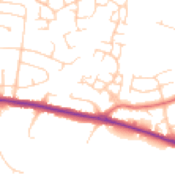 Daytime road noise heatmap for SK7 5LS
