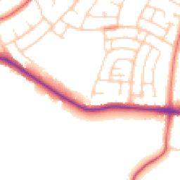 Daytime road noise heatmap for SK7 5NJ