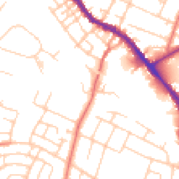 Daytime road noise heatmap for SK7 5NY