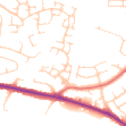 Daytime road noise heatmap for SK7 5QS