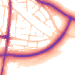 Daytime road noise heatmap for SK7 6BP