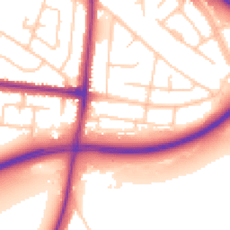 Daytime road noise heatmap for SK7 6DX