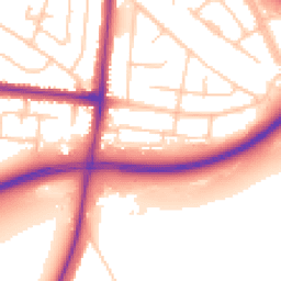 Daytime road noise heatmap for SK7 6DZ