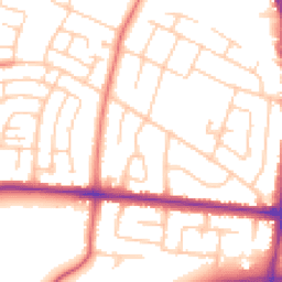 Daytime road noise heatmap for SK7 6HZ