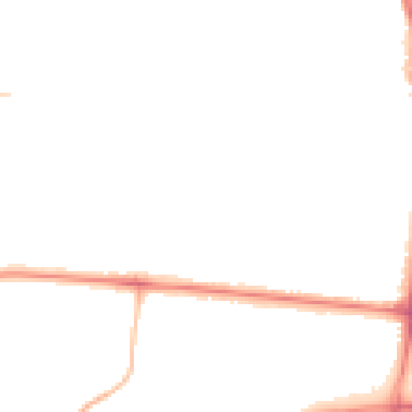 Night-time road noise heatmap for SK7 6HZ