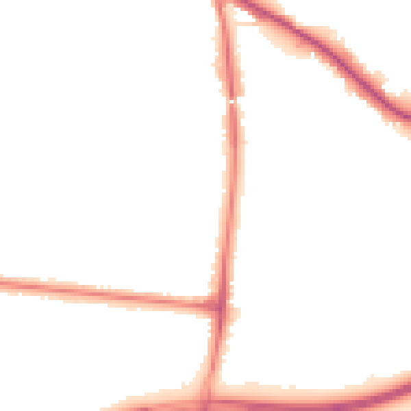 Night-time road noise heatmap for SK7 6JT