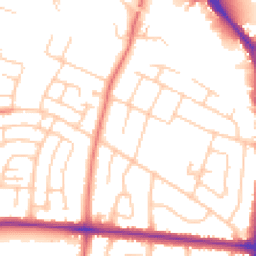 Daytime road noise heatmap for SK7 6LG