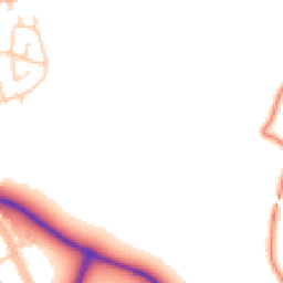 Daytime road noise heatmap for SK7 6LU