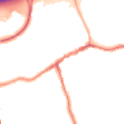 Night-time road noise heatmap for SK8 1AA