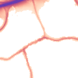 Night-time road noise heatmap for SK8 1AL