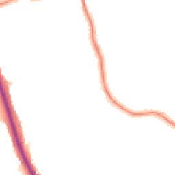 Night-time road noise heatmap for SK8 1AU