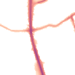 Night-time road noise heatmap for SK8 1BA