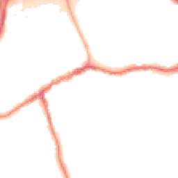 Night-time road noise heatmap for SK8 1BB