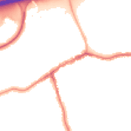 Night-time road noise heatmap for SK8 1BJ