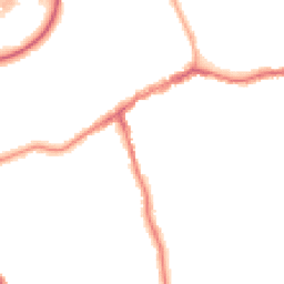 Night-time road noise heatmap for SK8 1BS