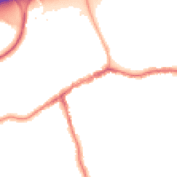 Night-time road noise heatmap for SK8 1BW