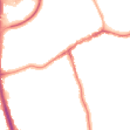 Night-time road noise heatmap for SK8 1DE