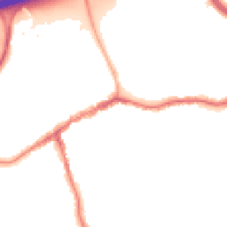 Night-time road noise heatmap for SK8 1DL