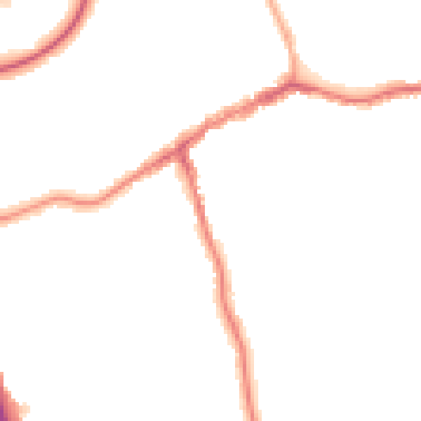 Night-time road noise heatmap for SK8 1DR