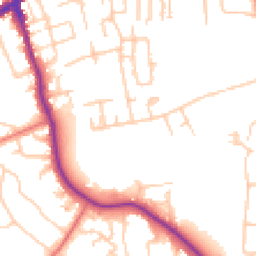 Daytime road noise heatmap for SK8 1ES