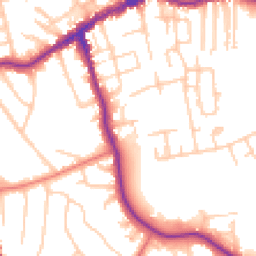 Daytime road noise heatmap for SK8 1HQ