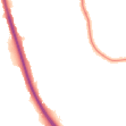 Night-time road noise heatmap for SK8 1LE