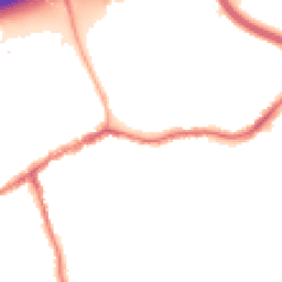 Night-time road noise heatmap for SK8 2AA