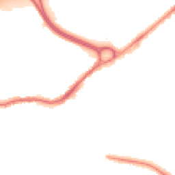 Night-time road noise heatmap for SK8 2BX