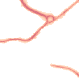 Night-time road noise heatmap for SK8 2BY