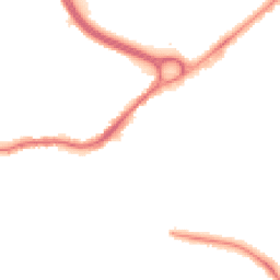 Night-time road noise heatmap for SK8 2DB