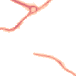 Night-time road noise heatmap for SK8 2DH