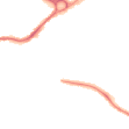 Night-time road noise heatmap for SK8 2DL