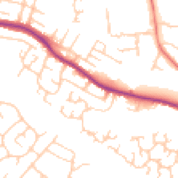 Daytime road noise heatmap for SK8 2LR