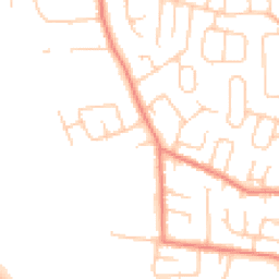 Daytime road noise heatmap for SK8 3LN