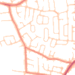 Daytime road noise heatmap for SK8 3LS