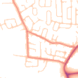 Daytime road noise heatmap for SK8 3LX