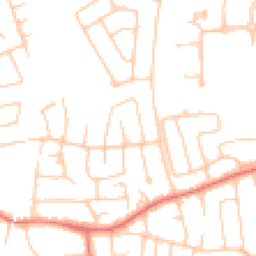 Daytime road noise heatmap for SK8 3RH