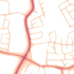 Daytime road noise heatmap for SK8 3RT