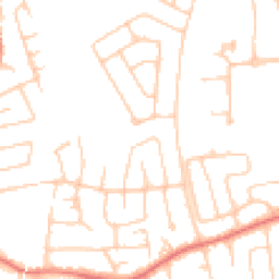 Daytime road noise heatmap for SK8 3SG