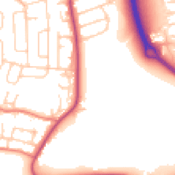 Daytime road noise heatmap for SK8 3TB