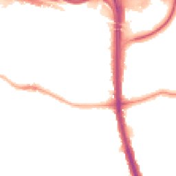 Night-time road noise heatmap for SK8 4AR