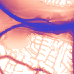 Daytime road noise heatmap for SK8 4BS