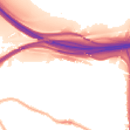 Night-time road noise heatmap for SK8 4BS