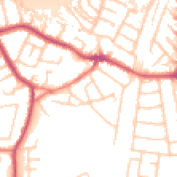 Daytime road noise heatmap for SK8 4LZ