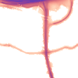 Night-time road noise heatmap for SK8 4NU