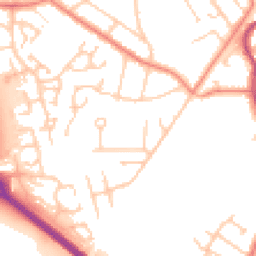 Daytime road noise heatmap for SK8 6JL
