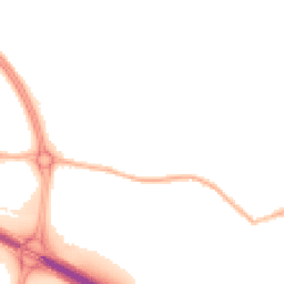 Night-time road noise heatmap for SK8 6NA