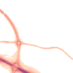 Night-time road noise heatmap for SK8 6NJ
